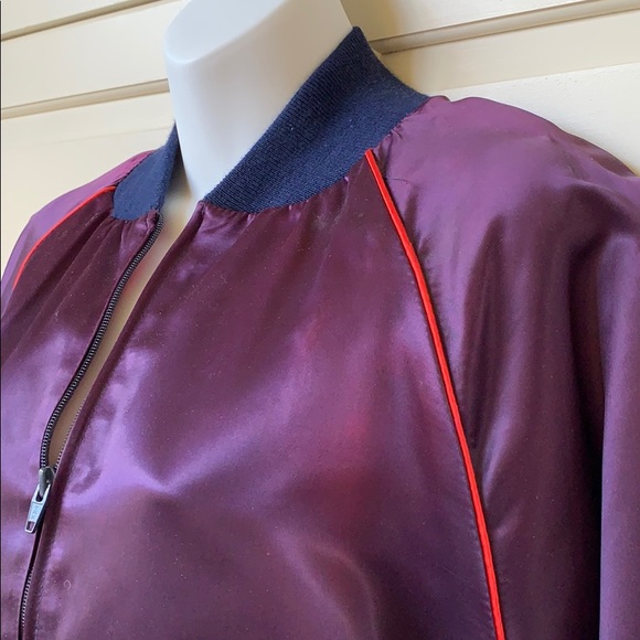 Vintage 80s Satin Mickey Mouse Bomber Jacket - Picture 7 of 8